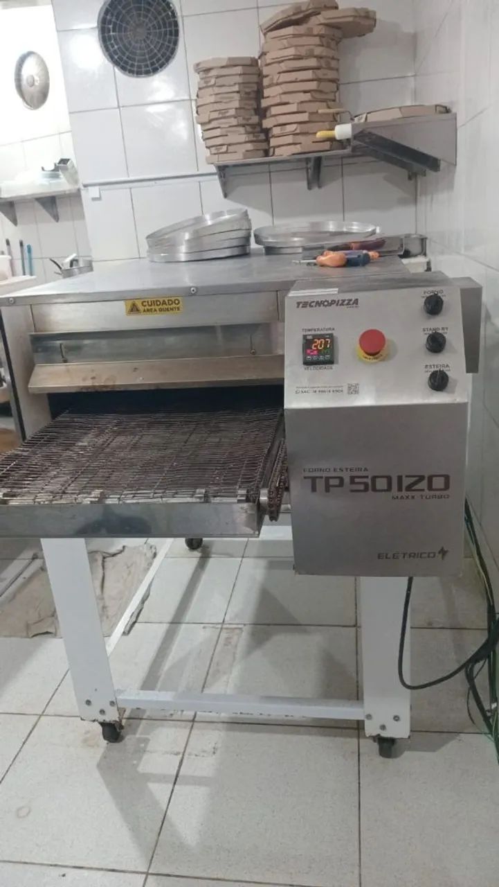 Forno esteira