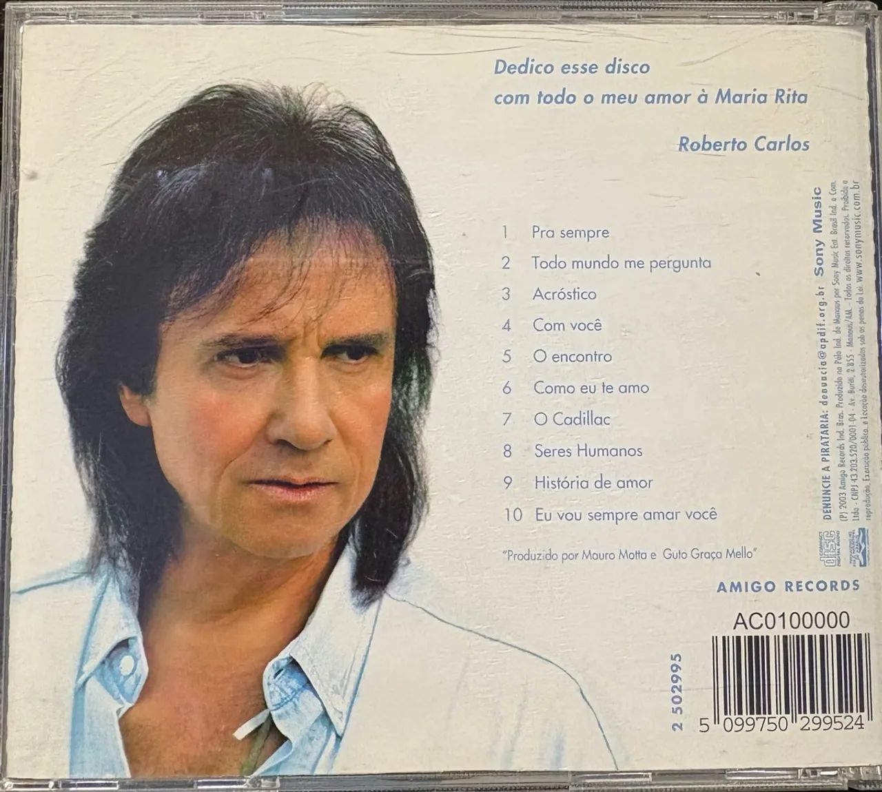 CD Roberto Carlos- Para sempre  - Foto 2
