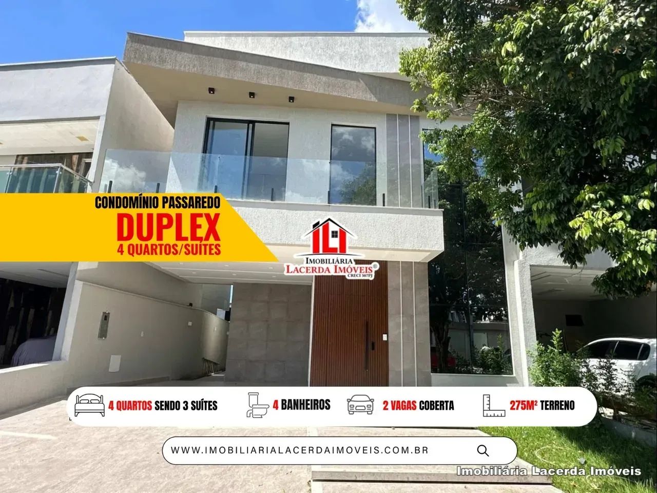 Casa Duplex Passaredo Ponta Negra 4 dormitórios sendo 3 suítes Venda !