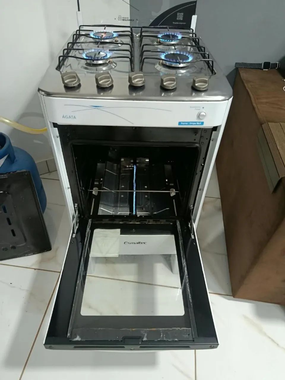 Fogao esmaltec acedimento automatico funciona perfeitamente - Foto 5