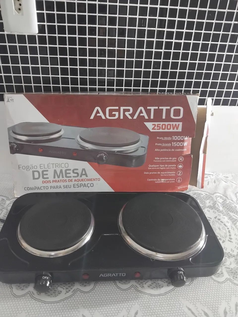 Fogão elétrico de mesa 