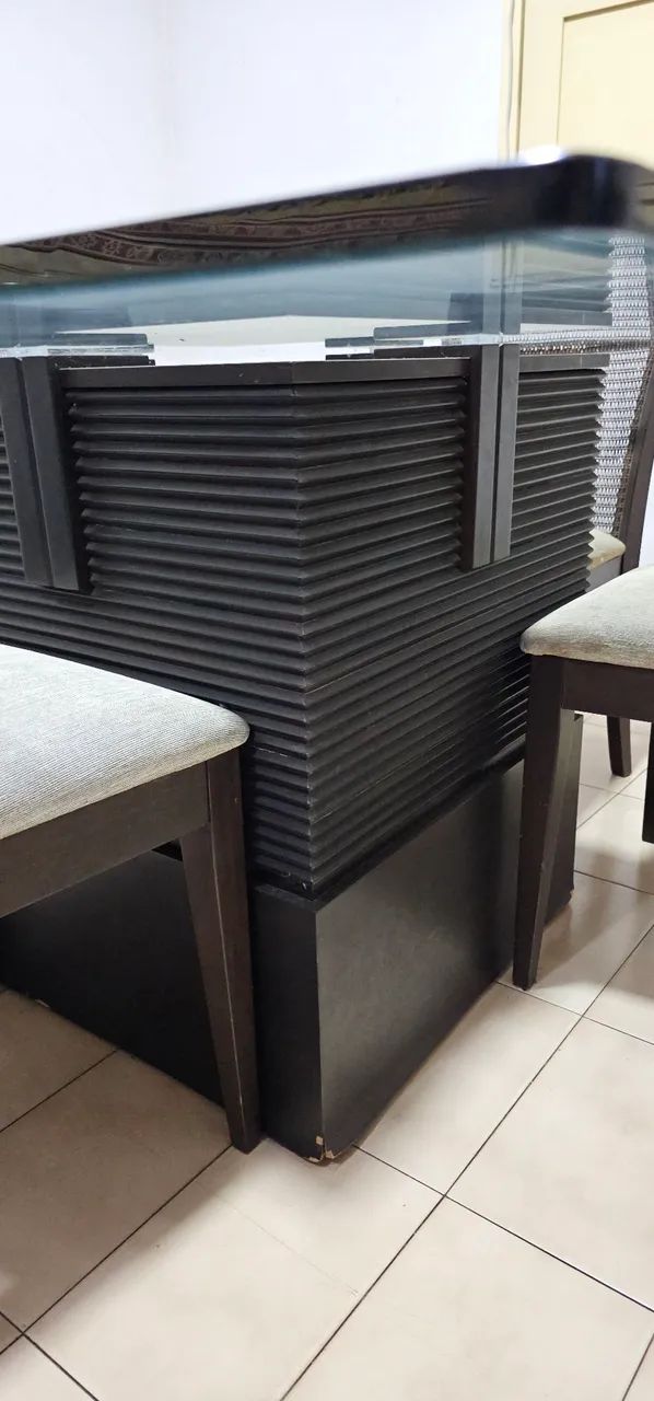 Mesa de vidro quadrada - Foto 5