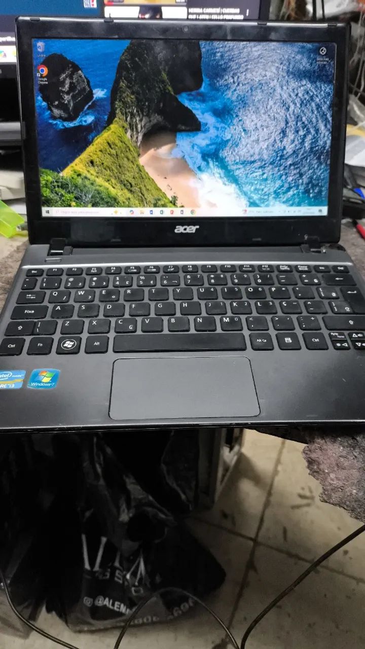 Notebook Acer v5 171 i3-2367, 8 Gb , SSD 240 Gb . - Foto 3