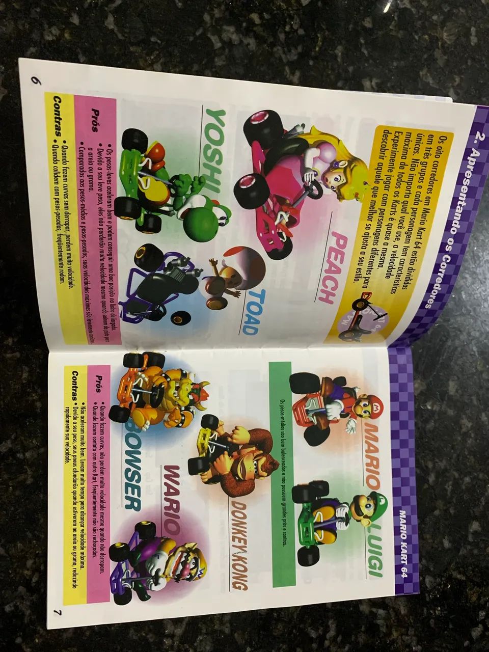 Manual de Instruções Mário Kart 64 - Nintendo 64 - ORIGINAL - Foto 4