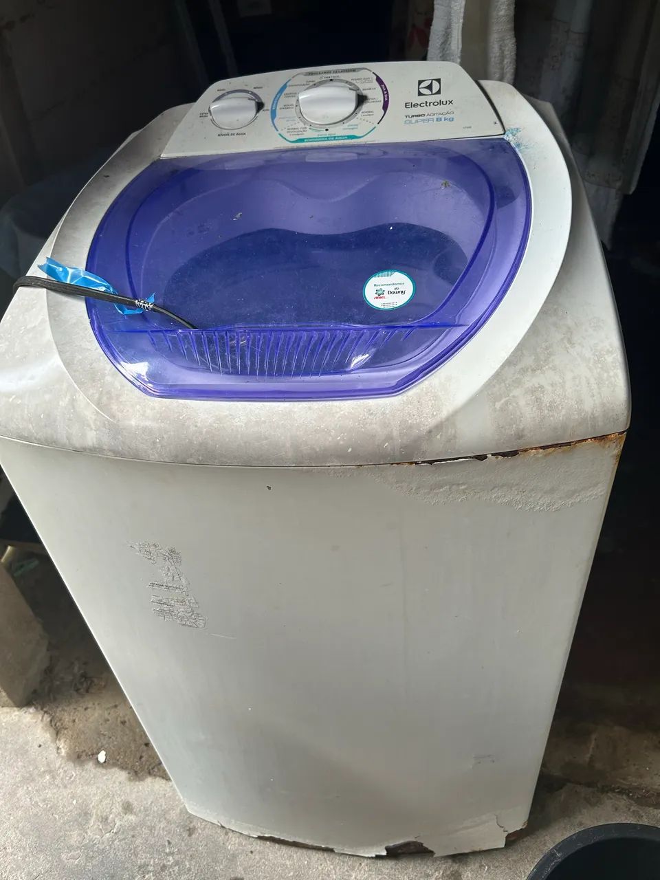 Vendo máquina de lavar eletrolux 