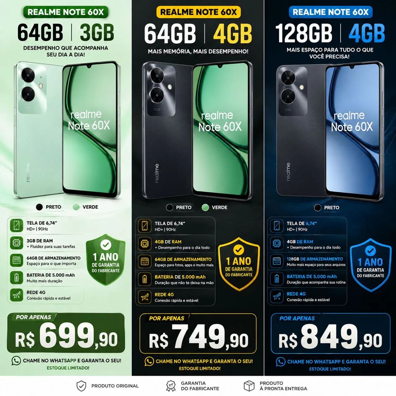 REALME NOTE 60X