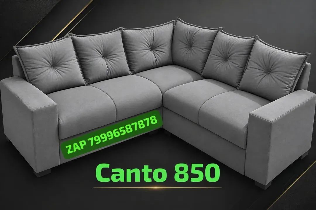 Conjunto de sofá com puff  Retrátil  - Foto 5