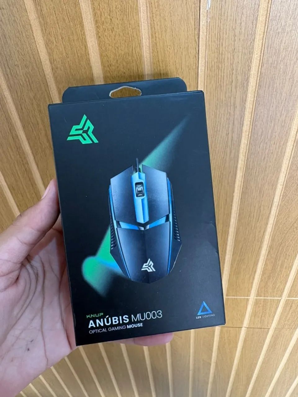 Mouse Gamer RGB Knup Anúbis 1200 DPI USB