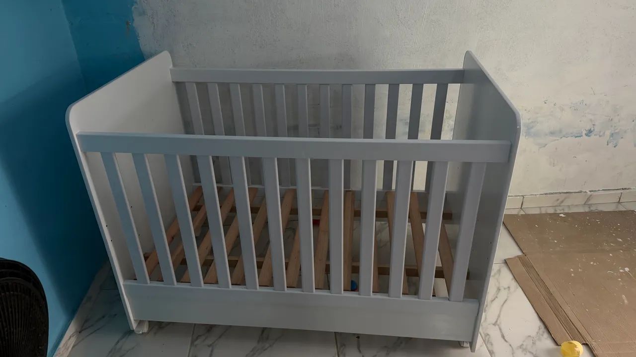Berço Americano 3 em 1 com Colchão Incluso - Foto 2