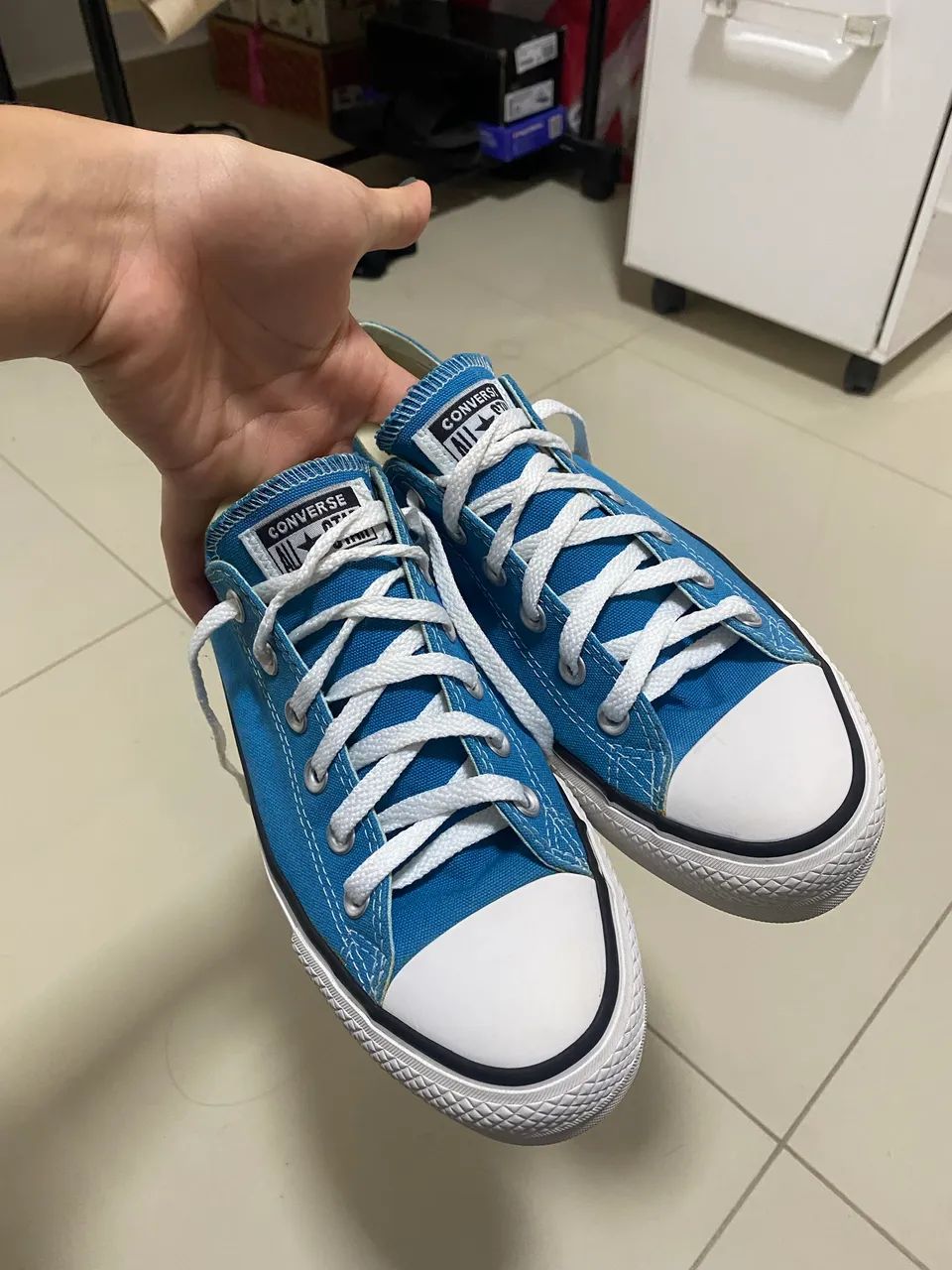 All star azul(plataforma) - Foto 3