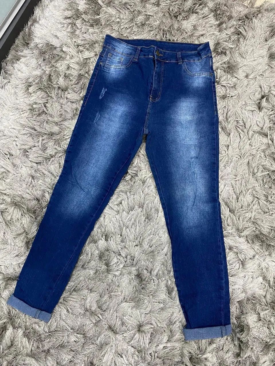Calça Jeans Feminina, com elastano 