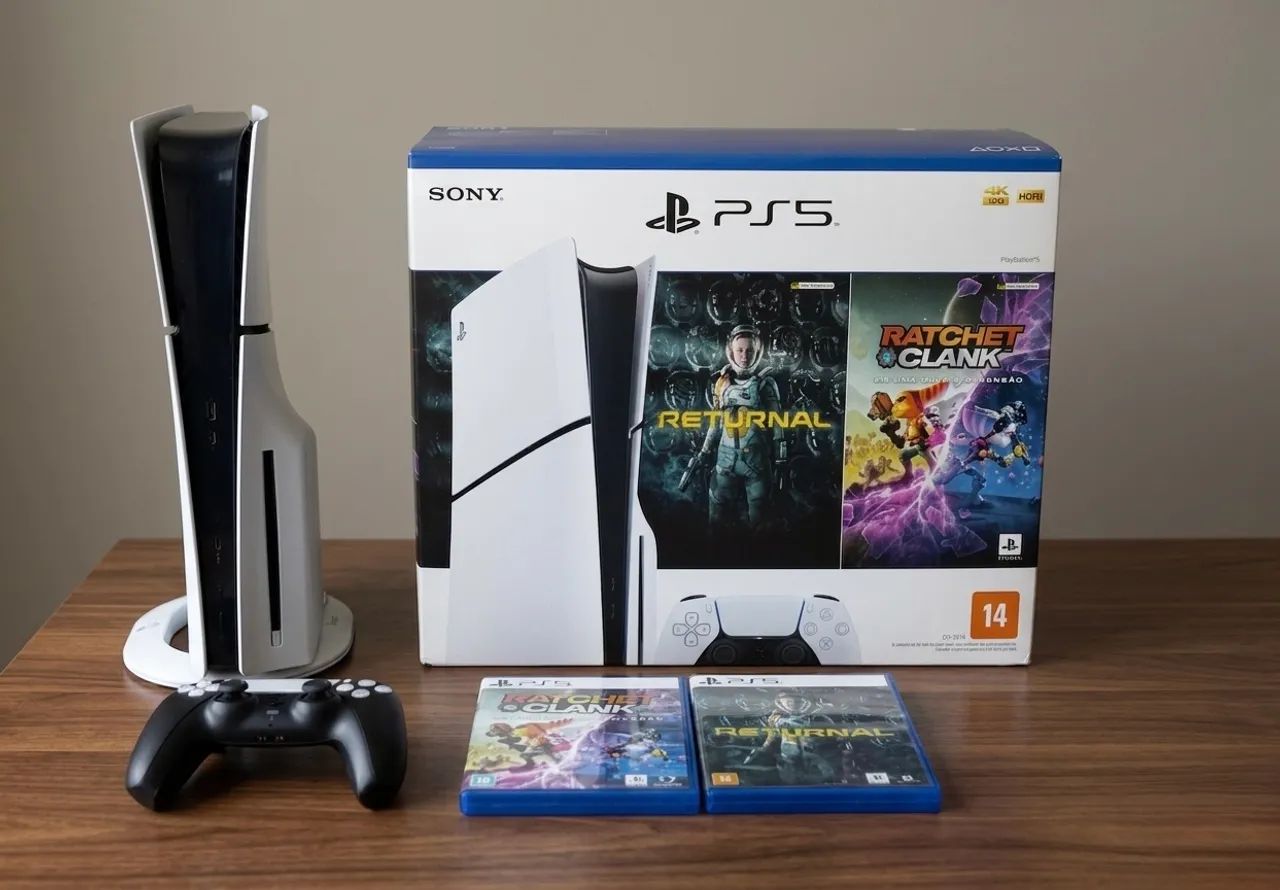 PS5 Slim Mídia Física 