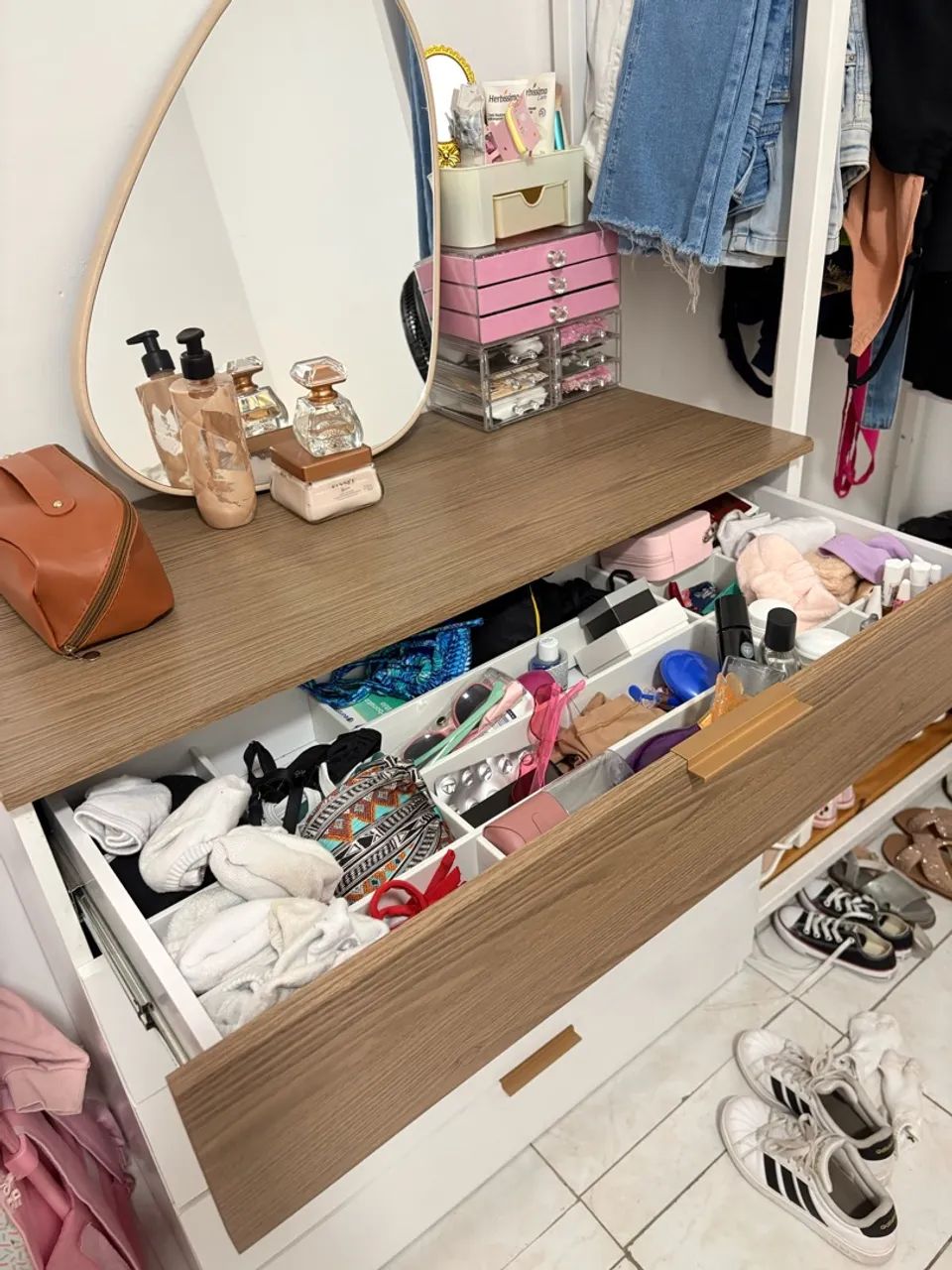 CÔMODA 5 GAVETAS COM DIVISÓRIA  - Foto 3
