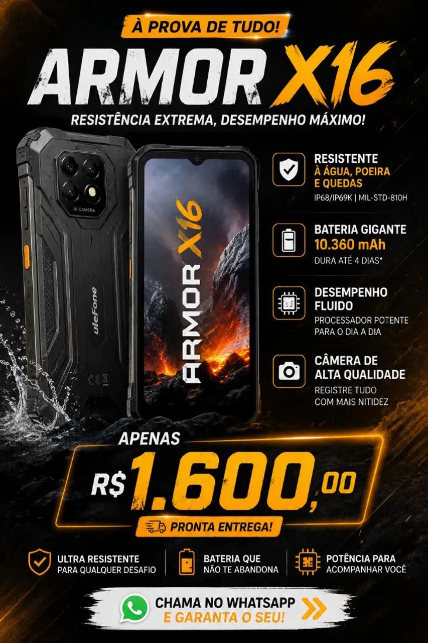 Celular indestrutível 