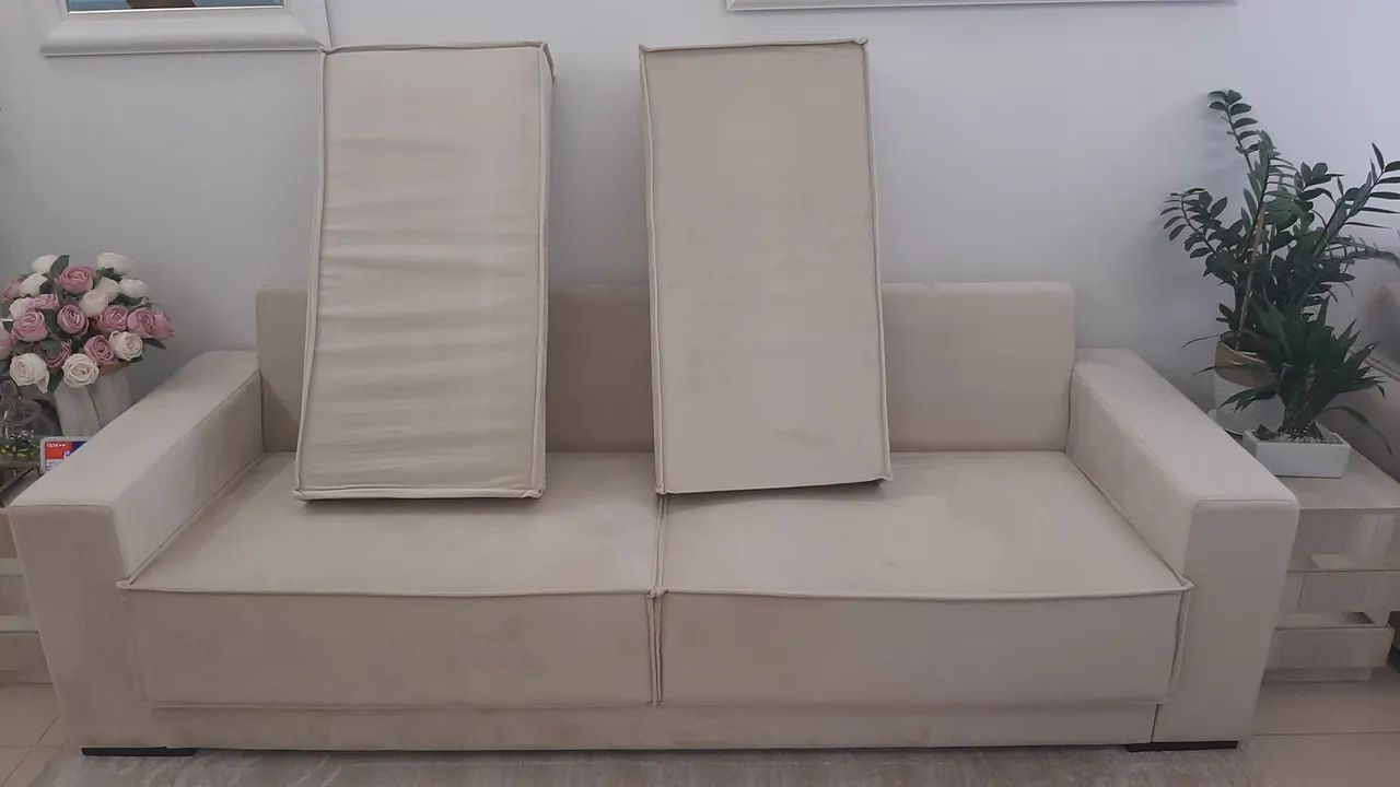 SOFÁ 4 LUGARES SEMI NOVO - Foto 3