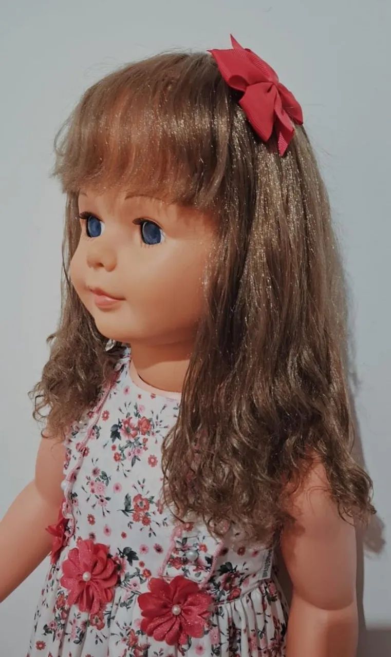 Boneca amiguinha da estrela vestido florido