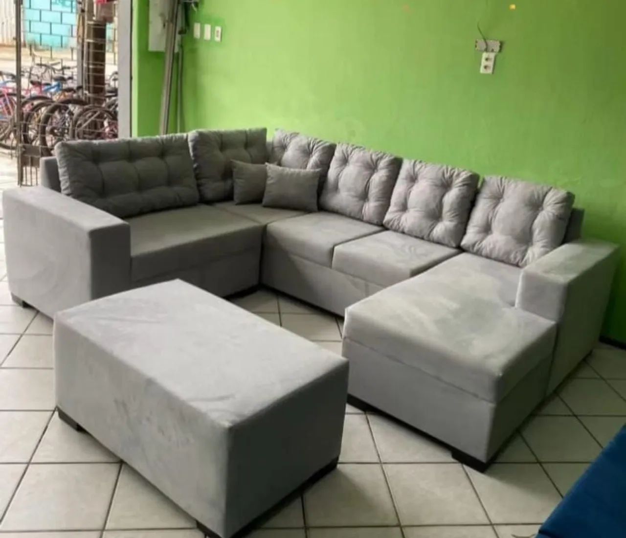 Sofás de canto muito lindos muito conforto pra sua sala - Foto 5