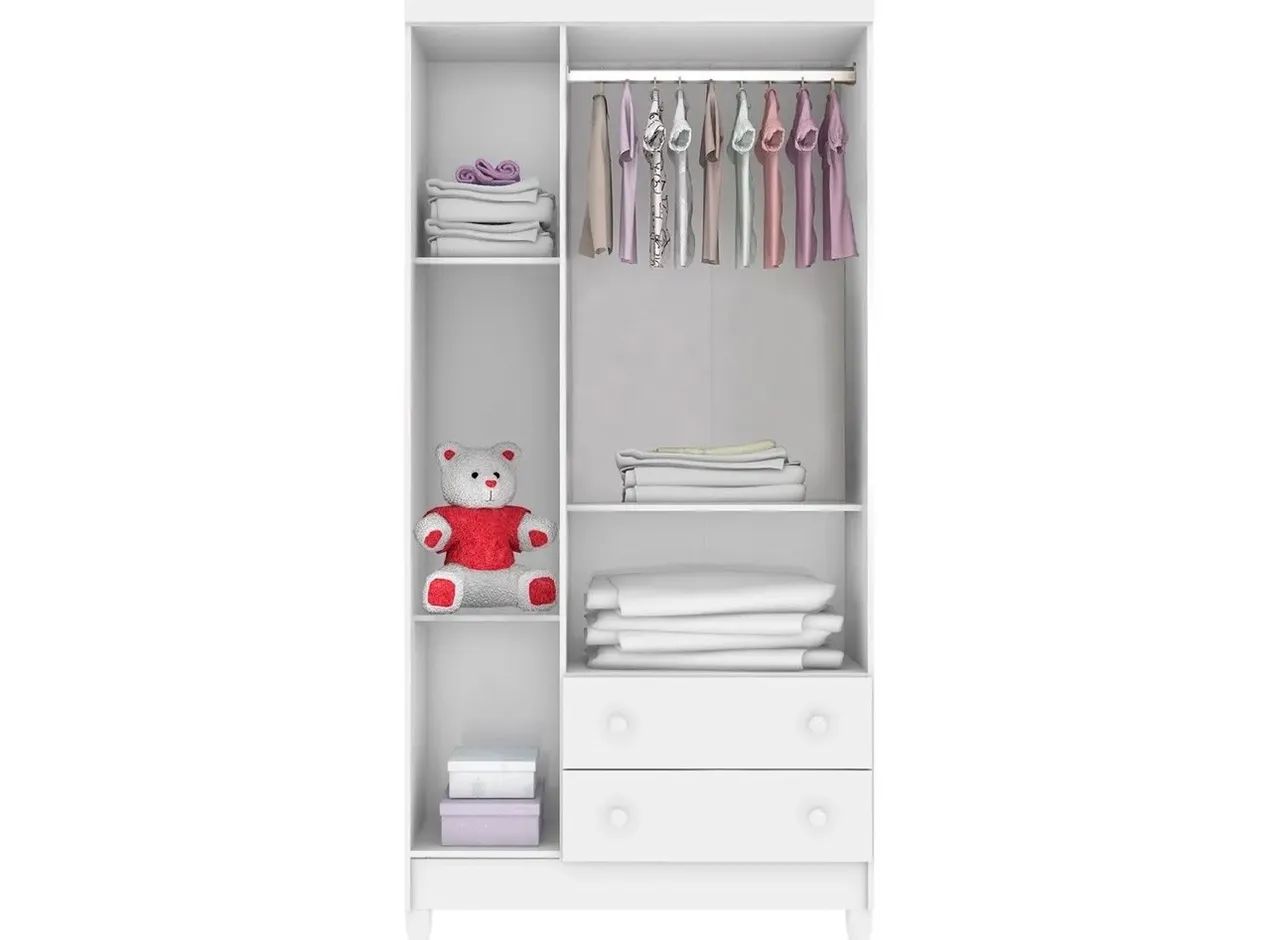Quarto de bebê guarda-roupa + berço  - Foto 5