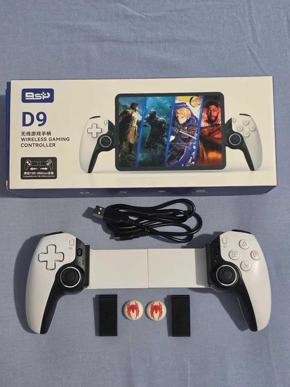Controle D9 (Seminovo) compatível com Celulares, PS3, PS4, Switch e PC. - Foto 5