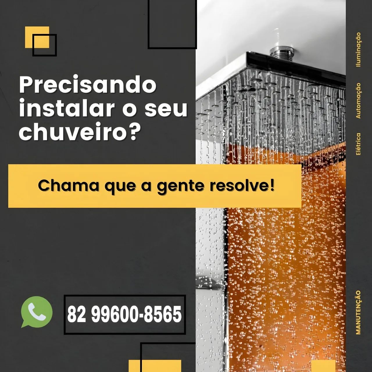 Instalamos seu chuveiro com total segurança