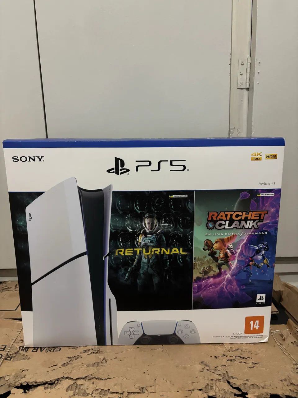 PS5 Slim Mídia Física 1TB 1 controle