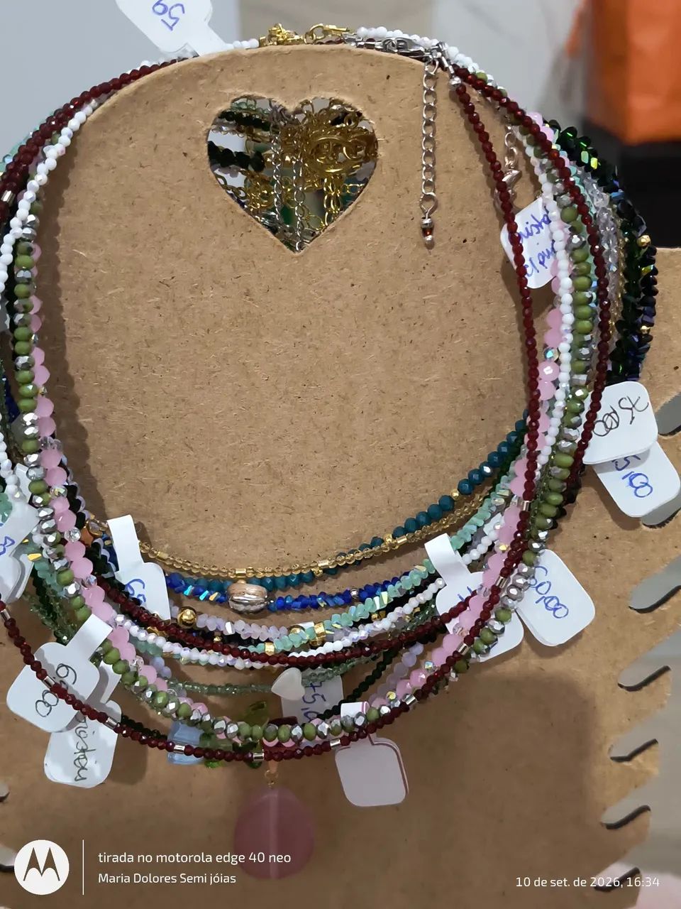 17 choker de cristais banhado em ouro 