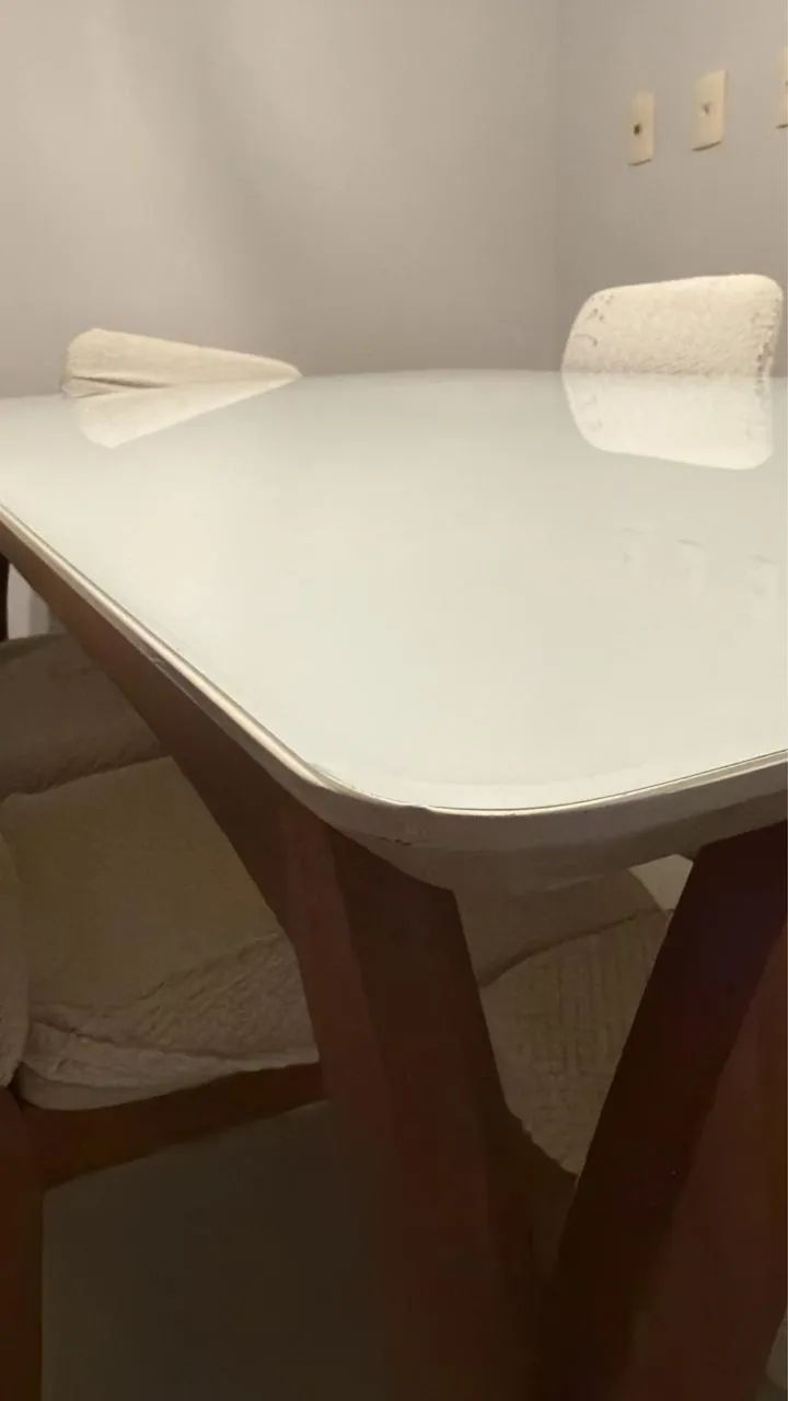 Mesa com tampo de vidro da Jacaúna  - Foto 5