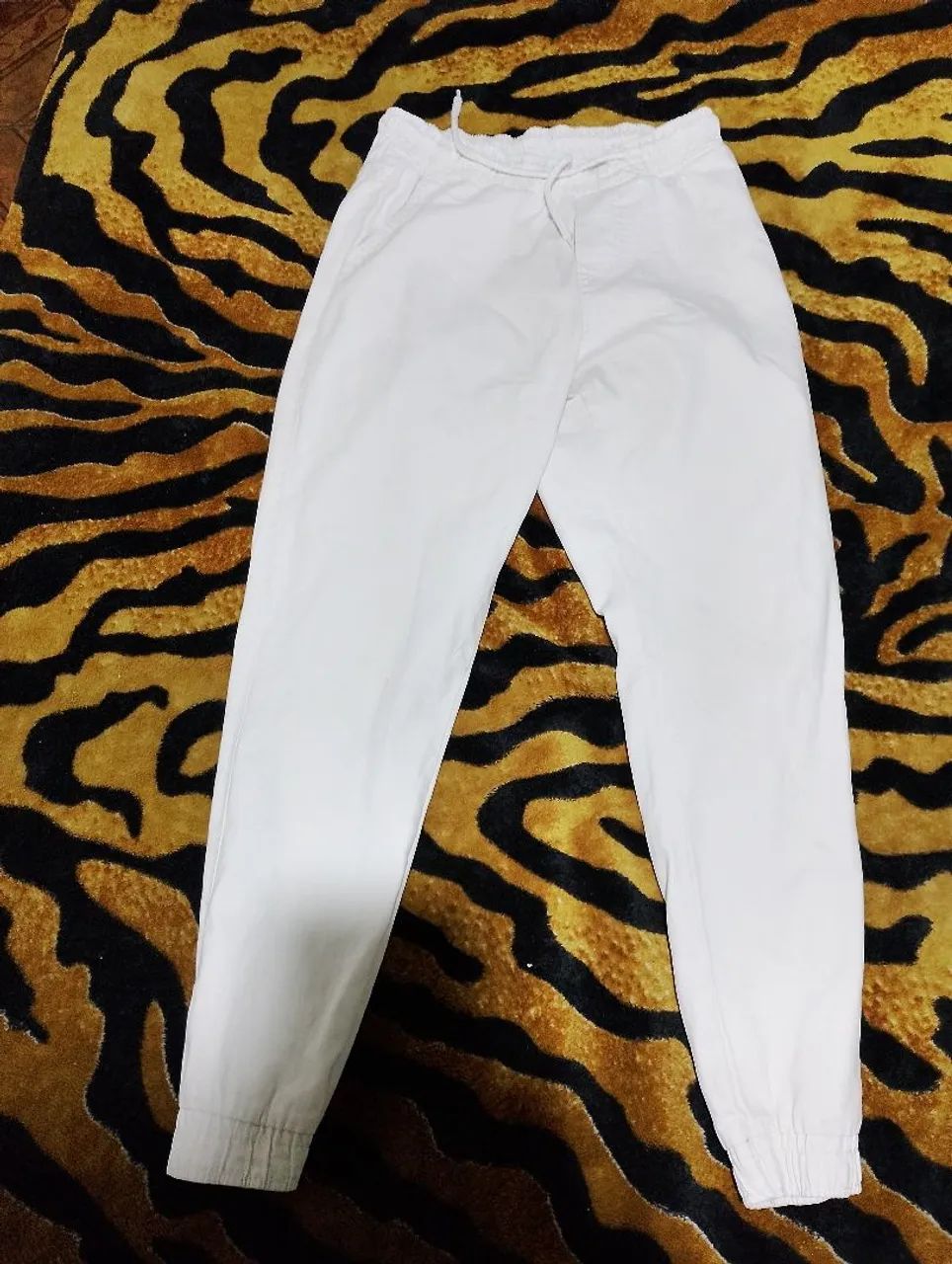 Calça cargo branca masculina