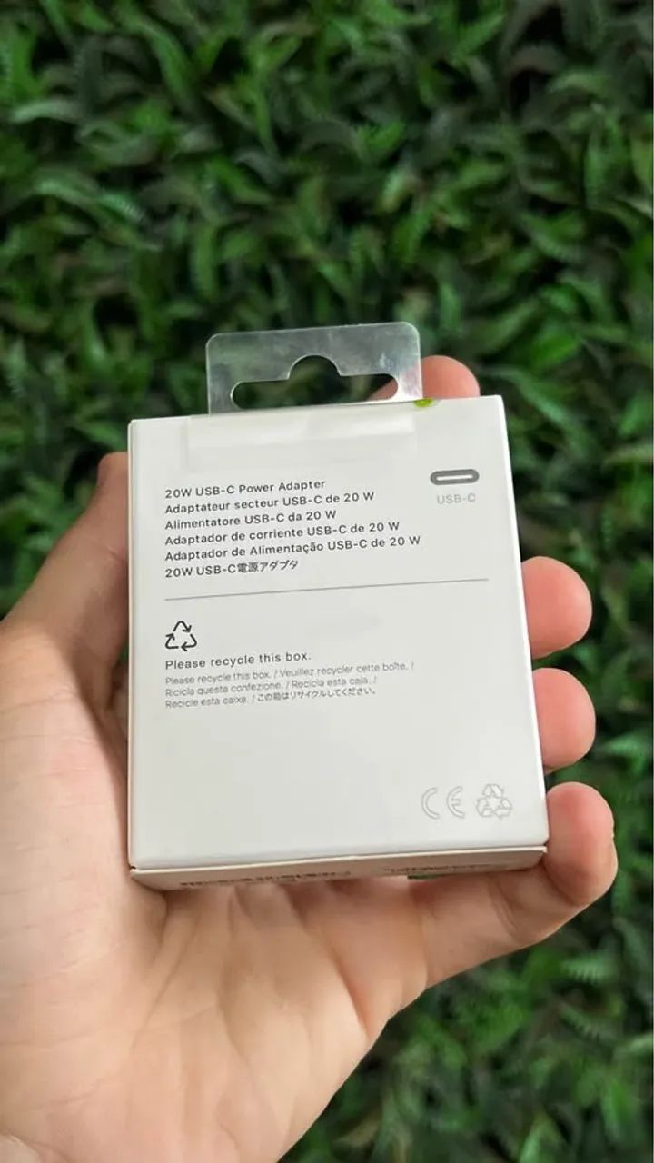 Carregador USB-C 20W Primeira Linha - Compatível com iPhone - Foto 3
