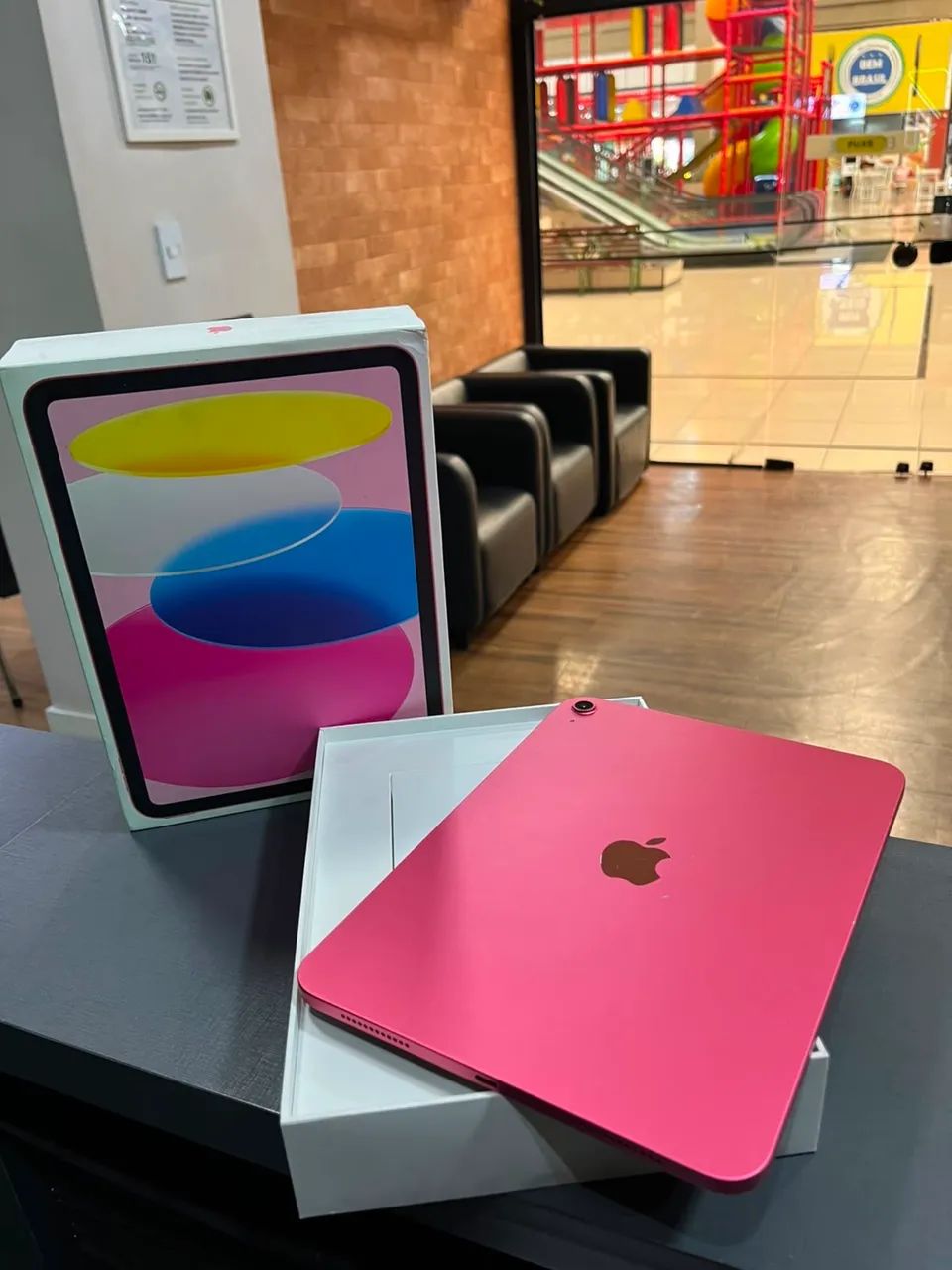 iPad 11 rosa 128gb com garantia - levo até você aproveite 