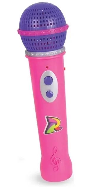 Microfone Dos Rosa Emilly Vick E Katlen Musical Brink Model - Foto 3