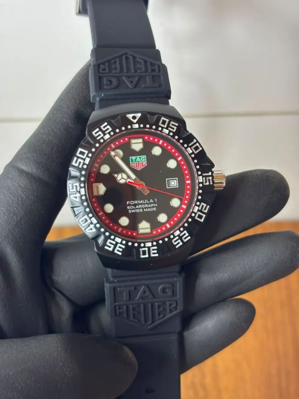 Relógio Tag Heuer F1 borracha 