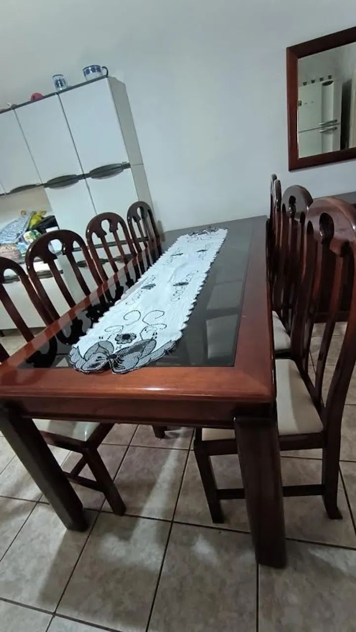 Mesa de jantar 8 cadeiras - Foto 2
