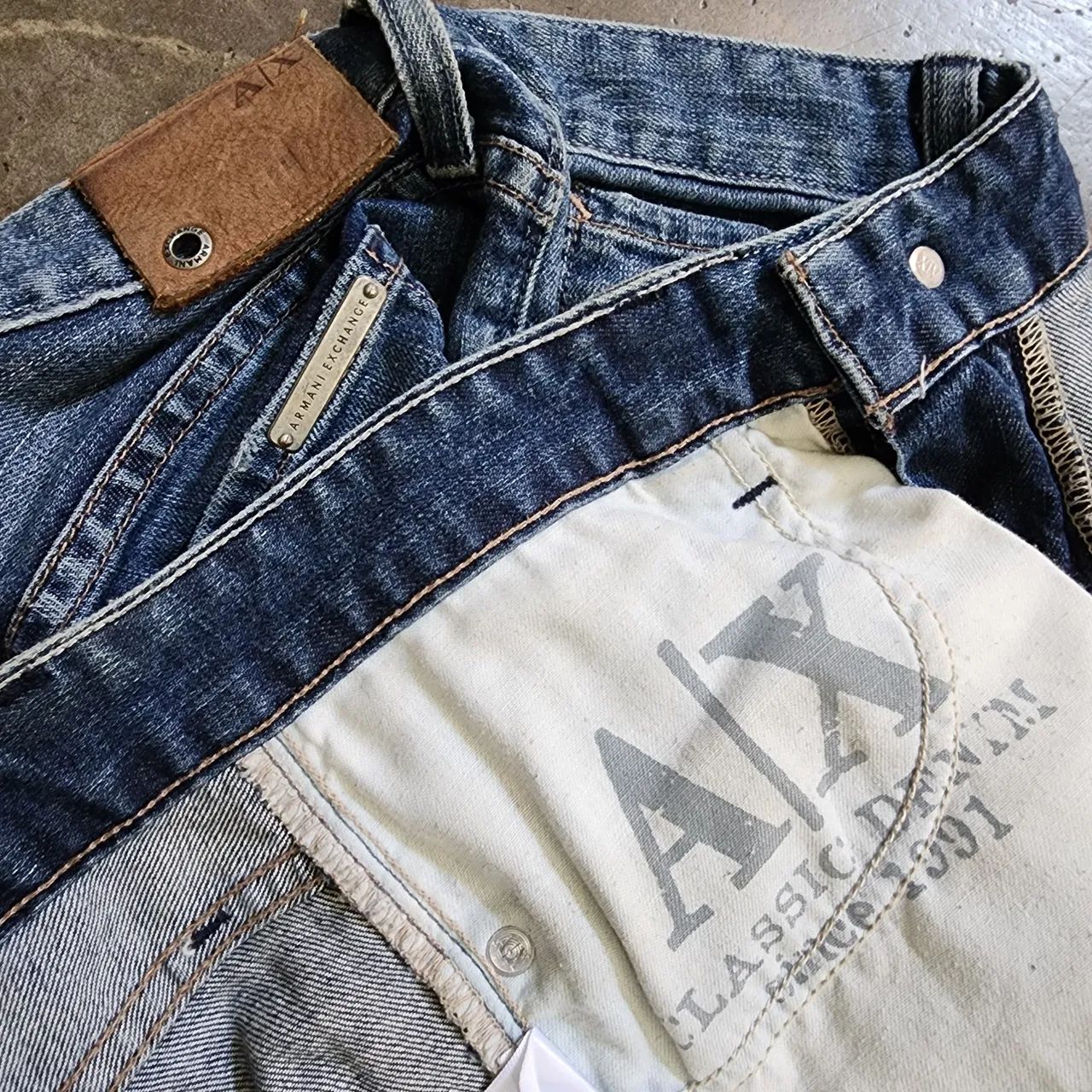 Calça jeans armani 