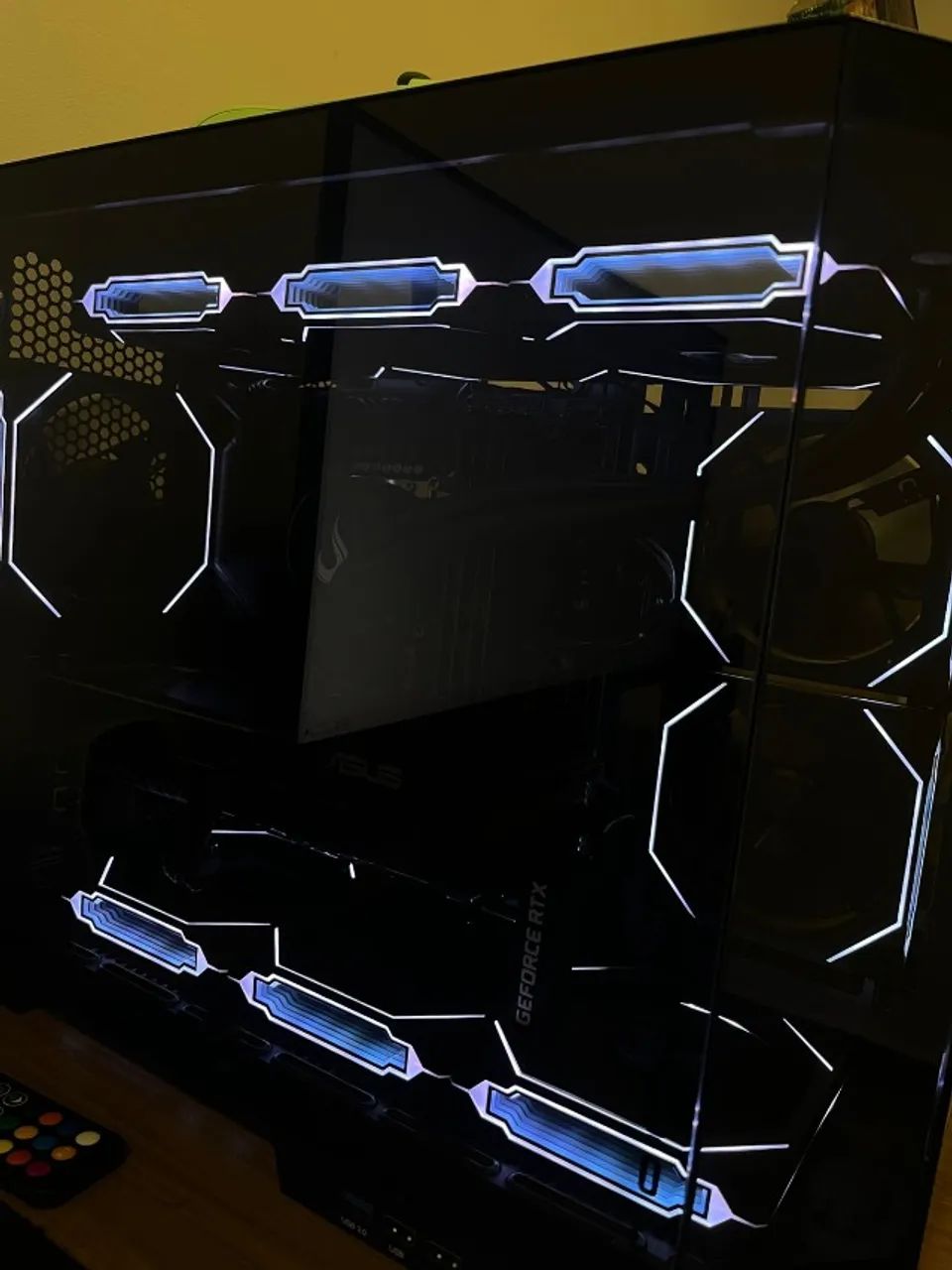 3X FANS VENTOINHAS ARGB FUNDO INFINITO NOVAS - Foto 3