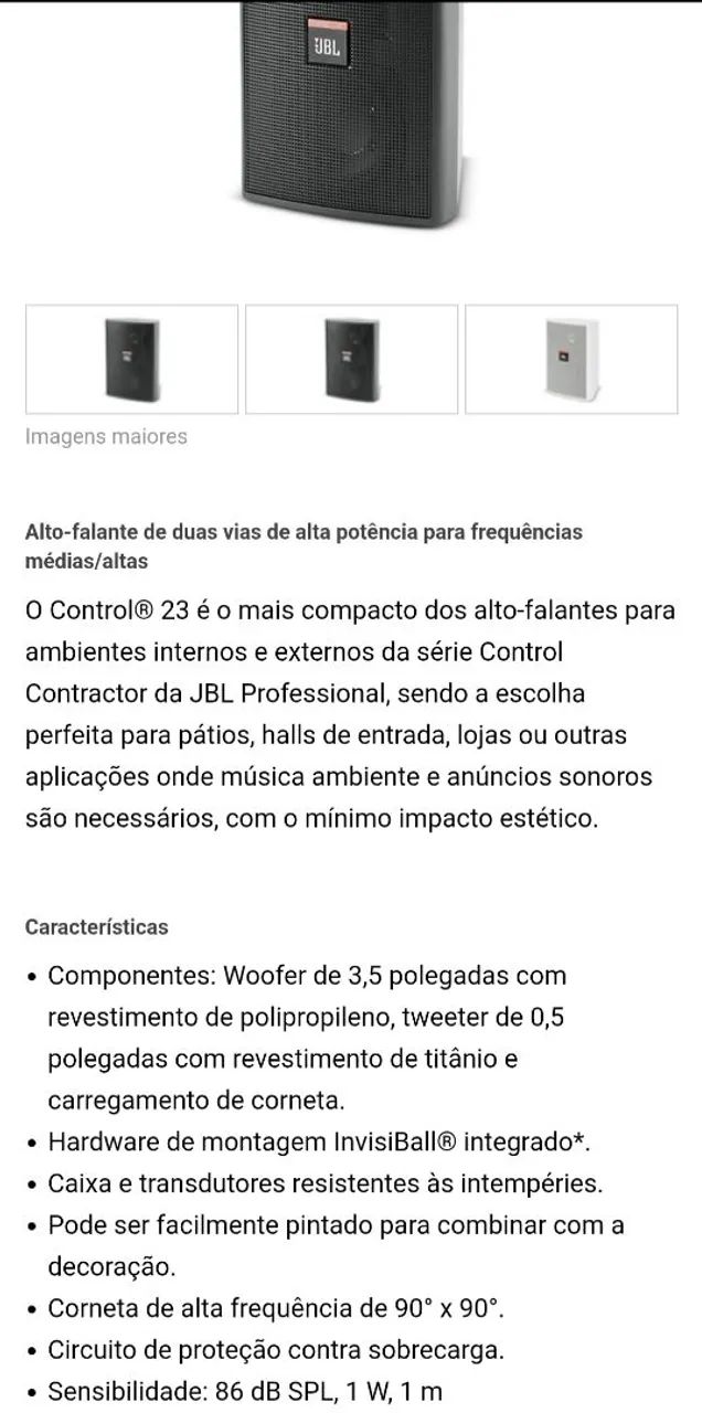 Caixas de som JBL Control 23 - Foto 5