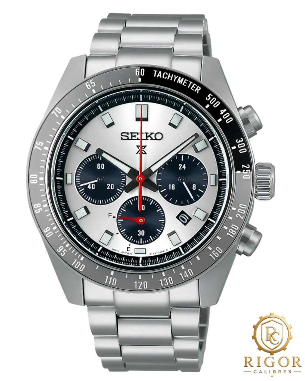 Relógio Seiko Prospex Speedtimer Solar SSC911 Cronógrafo Panda  Caixa 41,5mm