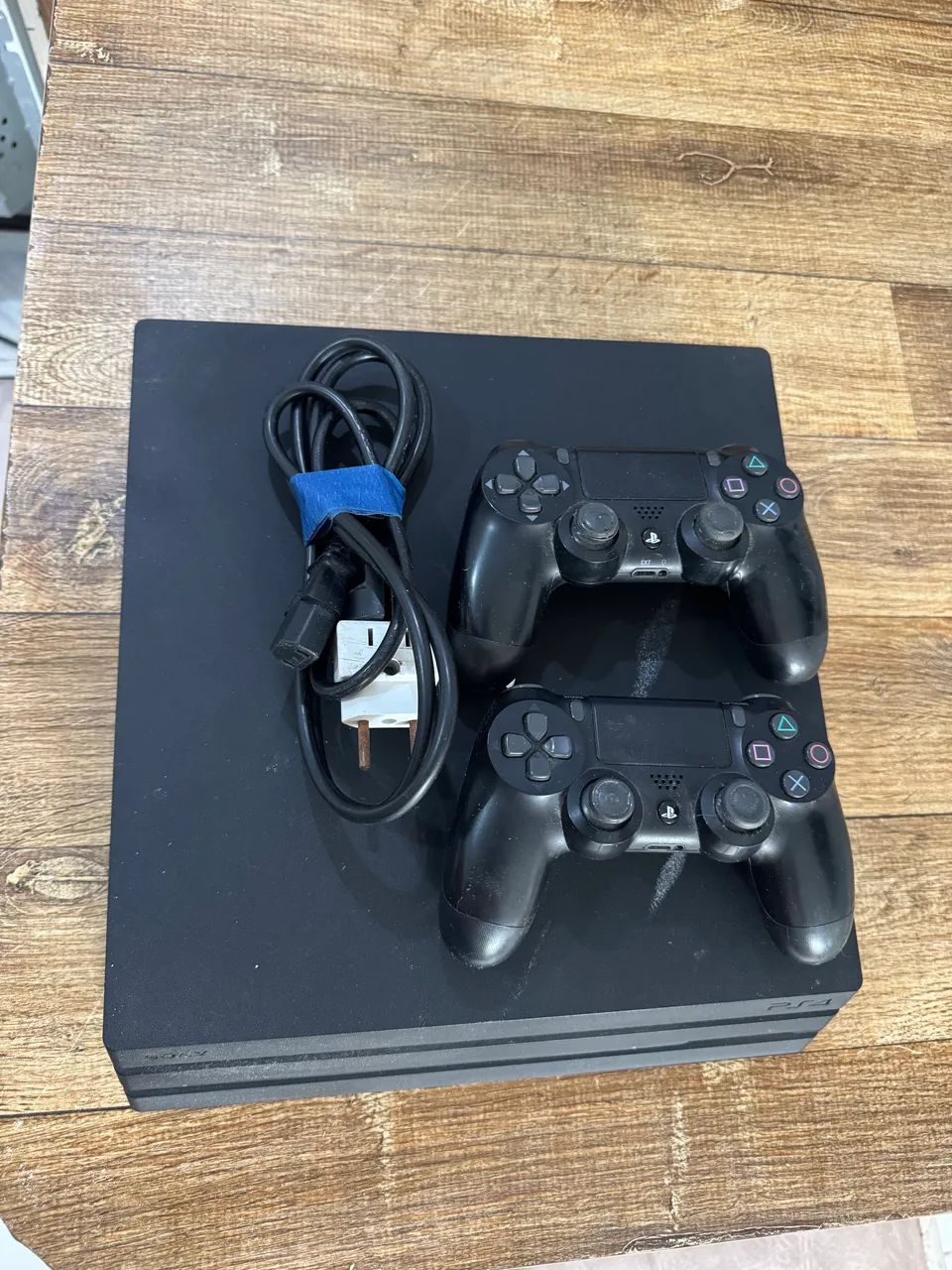 Pa4 com 2 controles e jogos mídia digital 