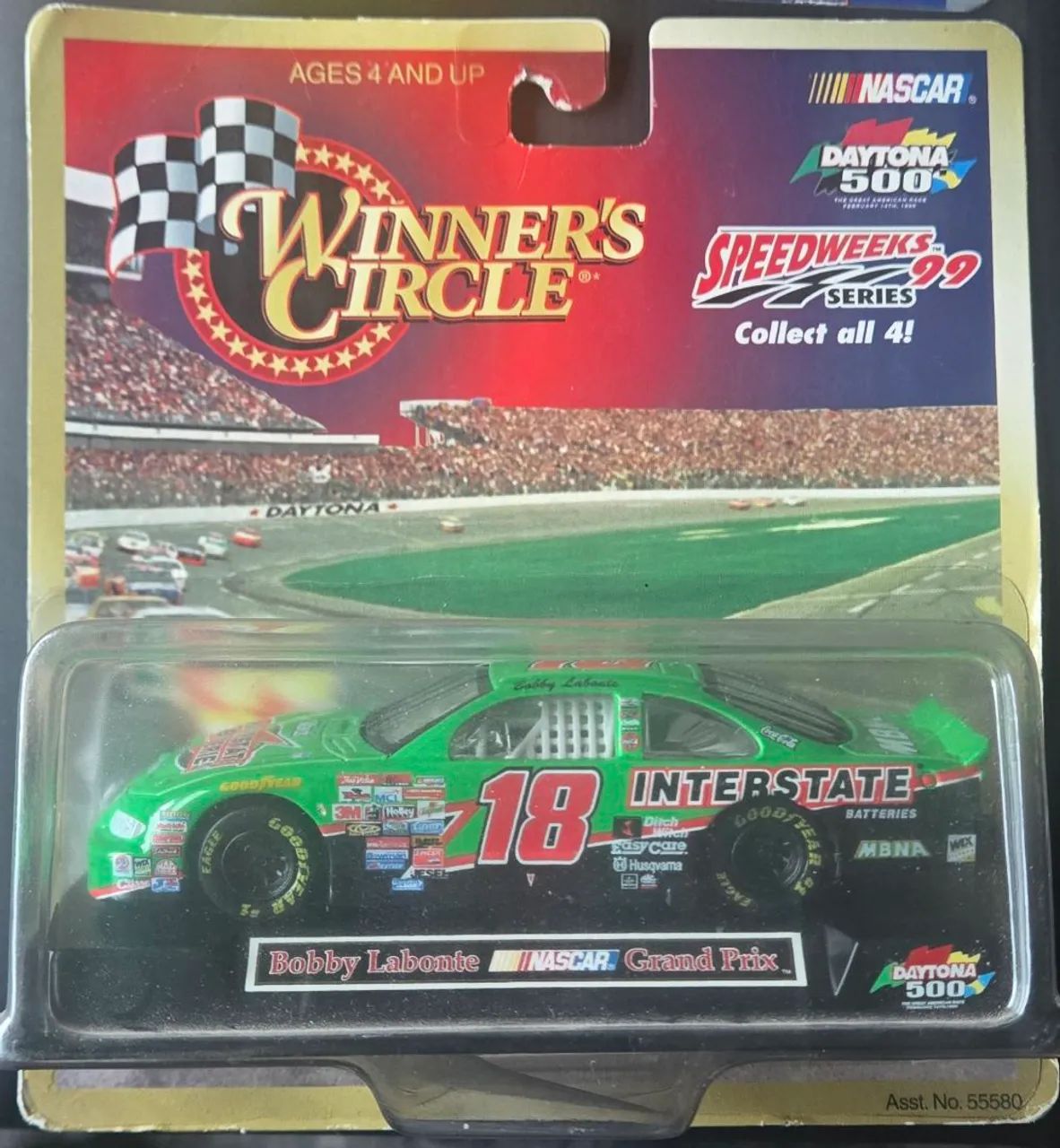 miniatura nascar winner's circle bobby labonte 1/43