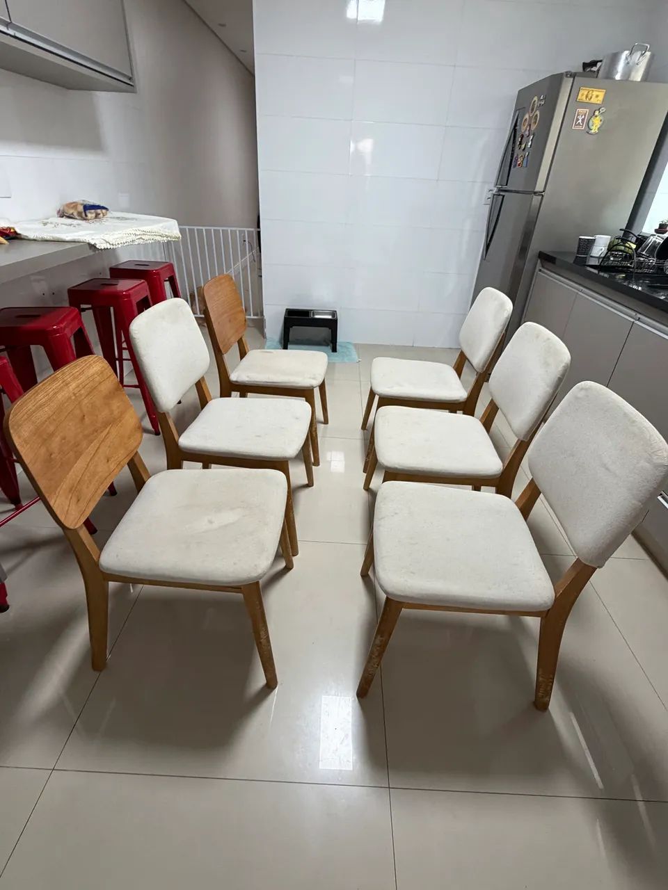 Conjunto 6 cadeiras 