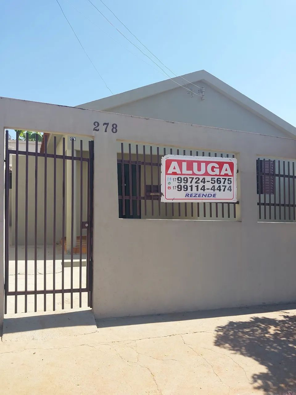 Casa com pintura nova 