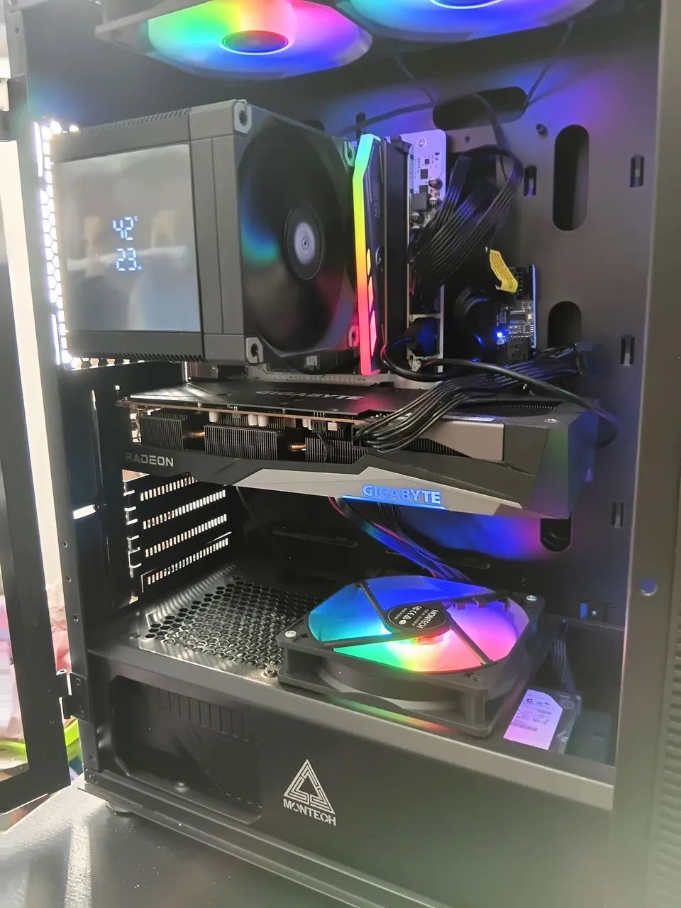 Cpu Ryzen 7 5700x com Rx7600  - Foto 3