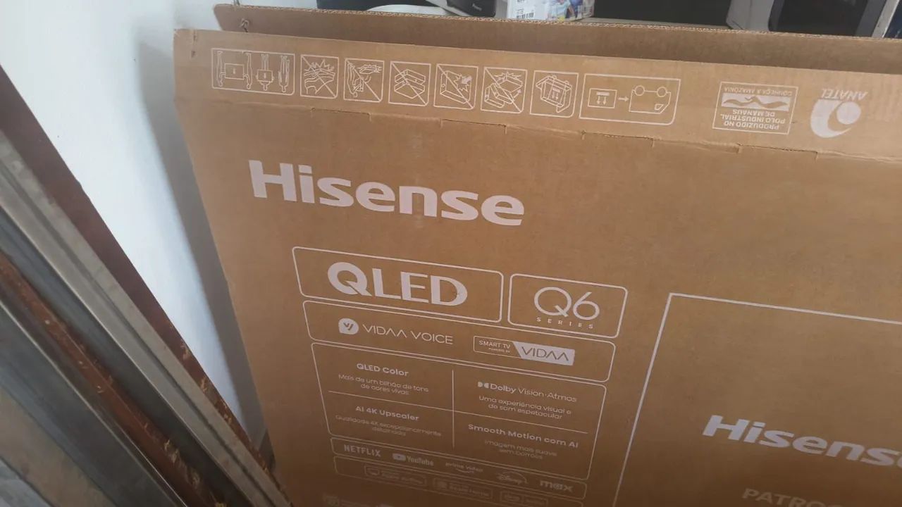 TV Hisense 50 polegadas QLED Q6 - Foto 2