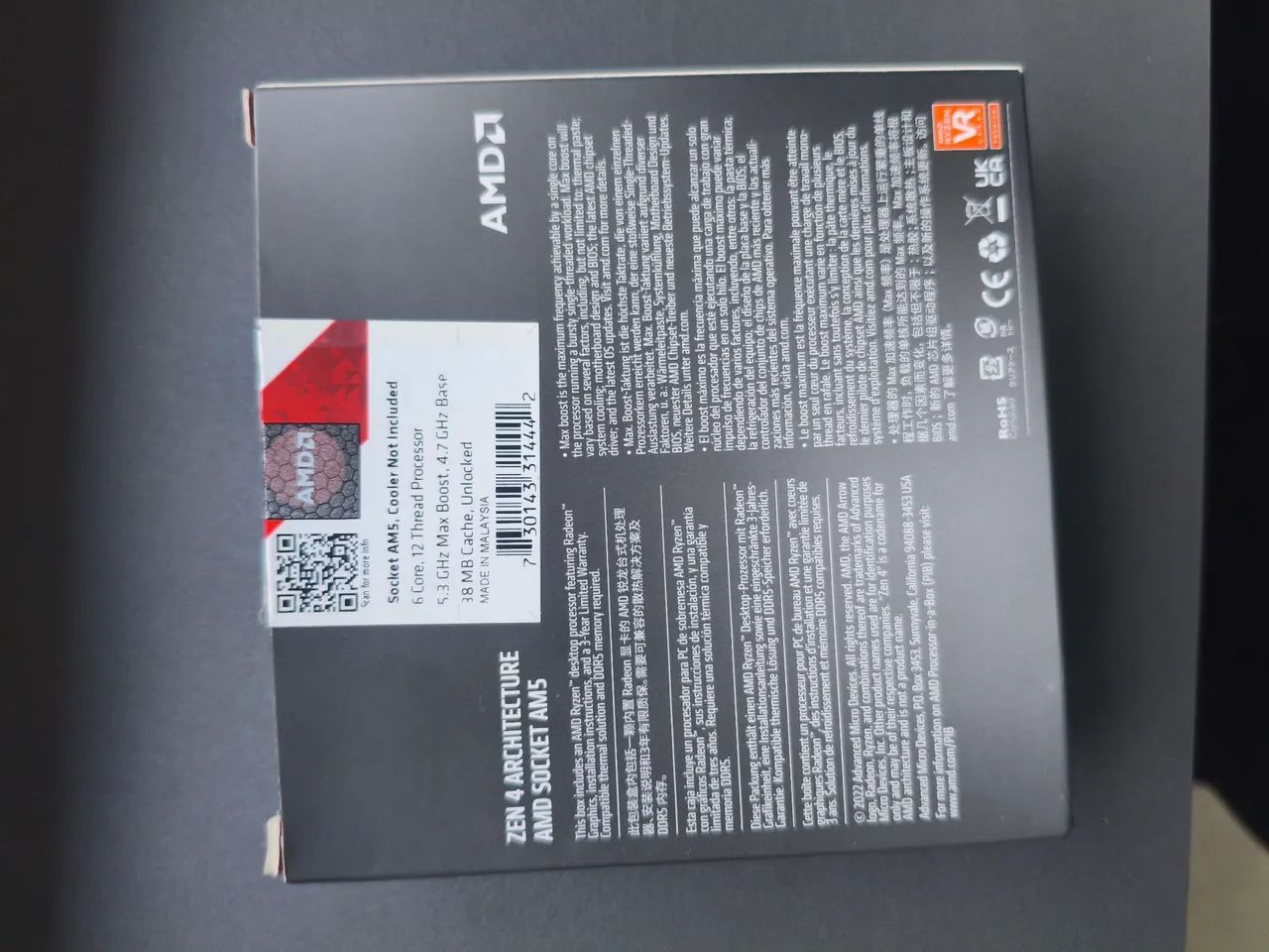 Processador Ryzen 5 7600x - Foto 2