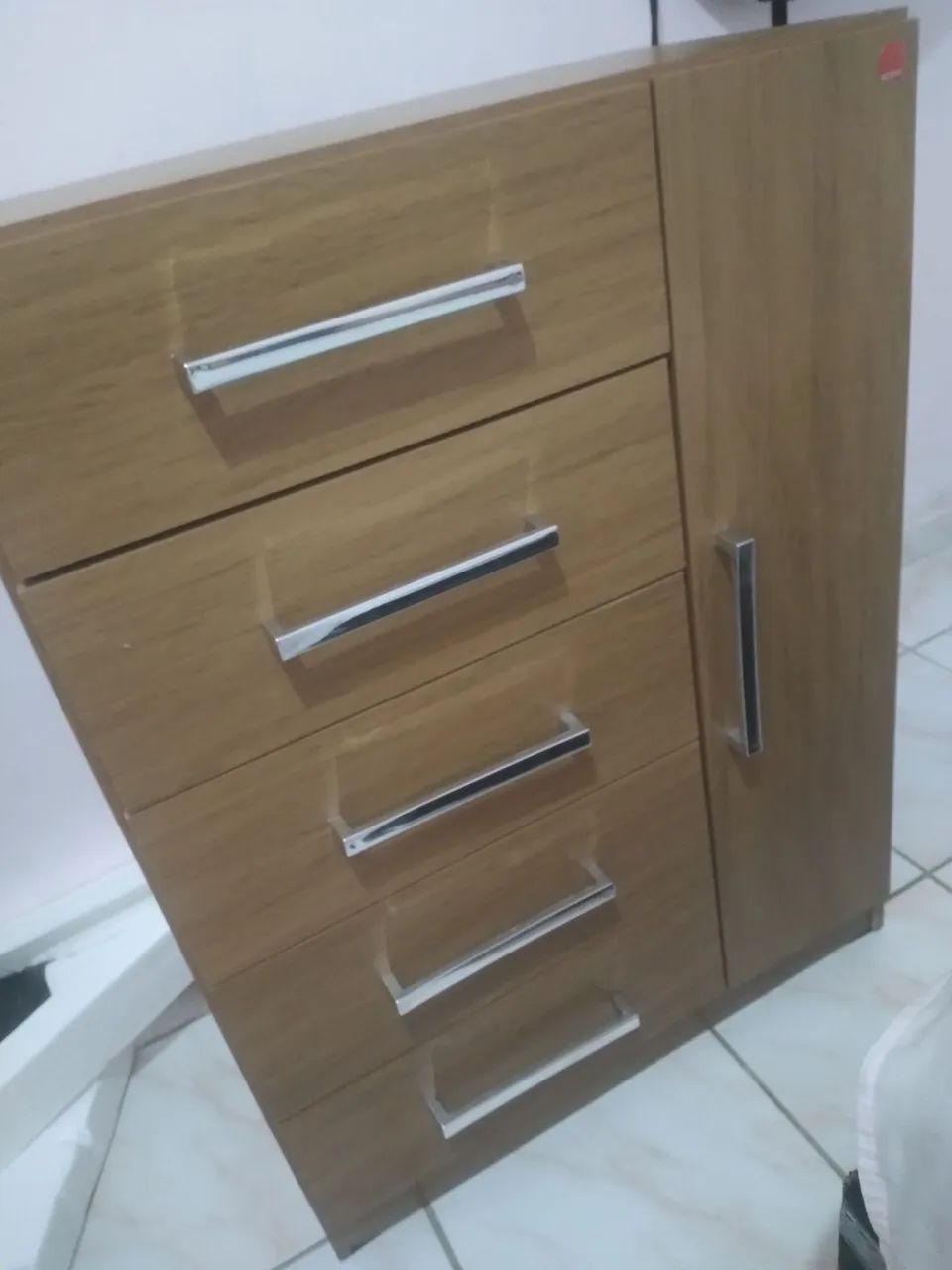 Guarda roupa comoda e cama solteiro  - Foto 3