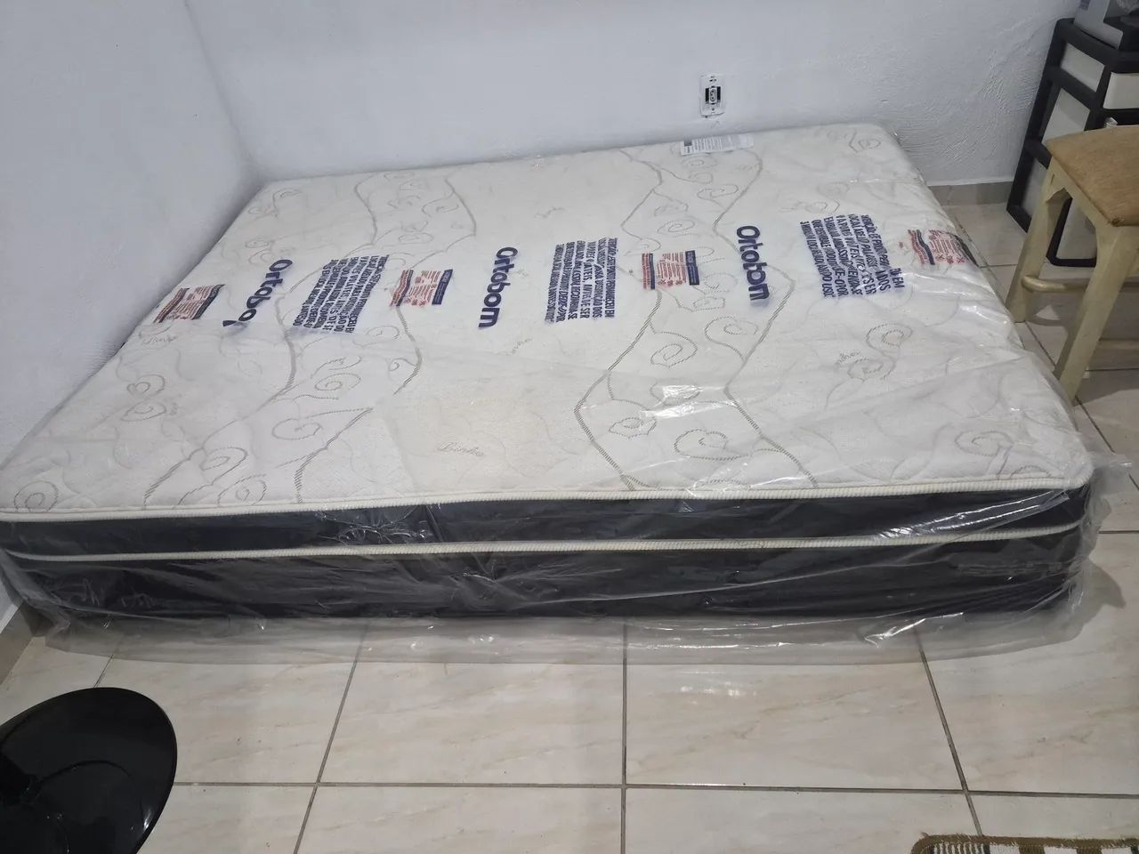 Colchão queem,embalado ortobom !! - Foto 5