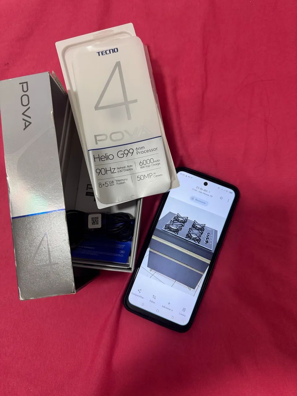 Vendo celular  Tecno Pova 4
