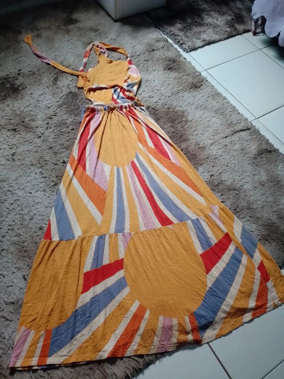 Vestido longo estampado  - Foto 2