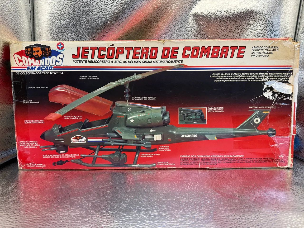 Comandos em Ação Jetcóptero com caixa e adesivos originais - Foto 5