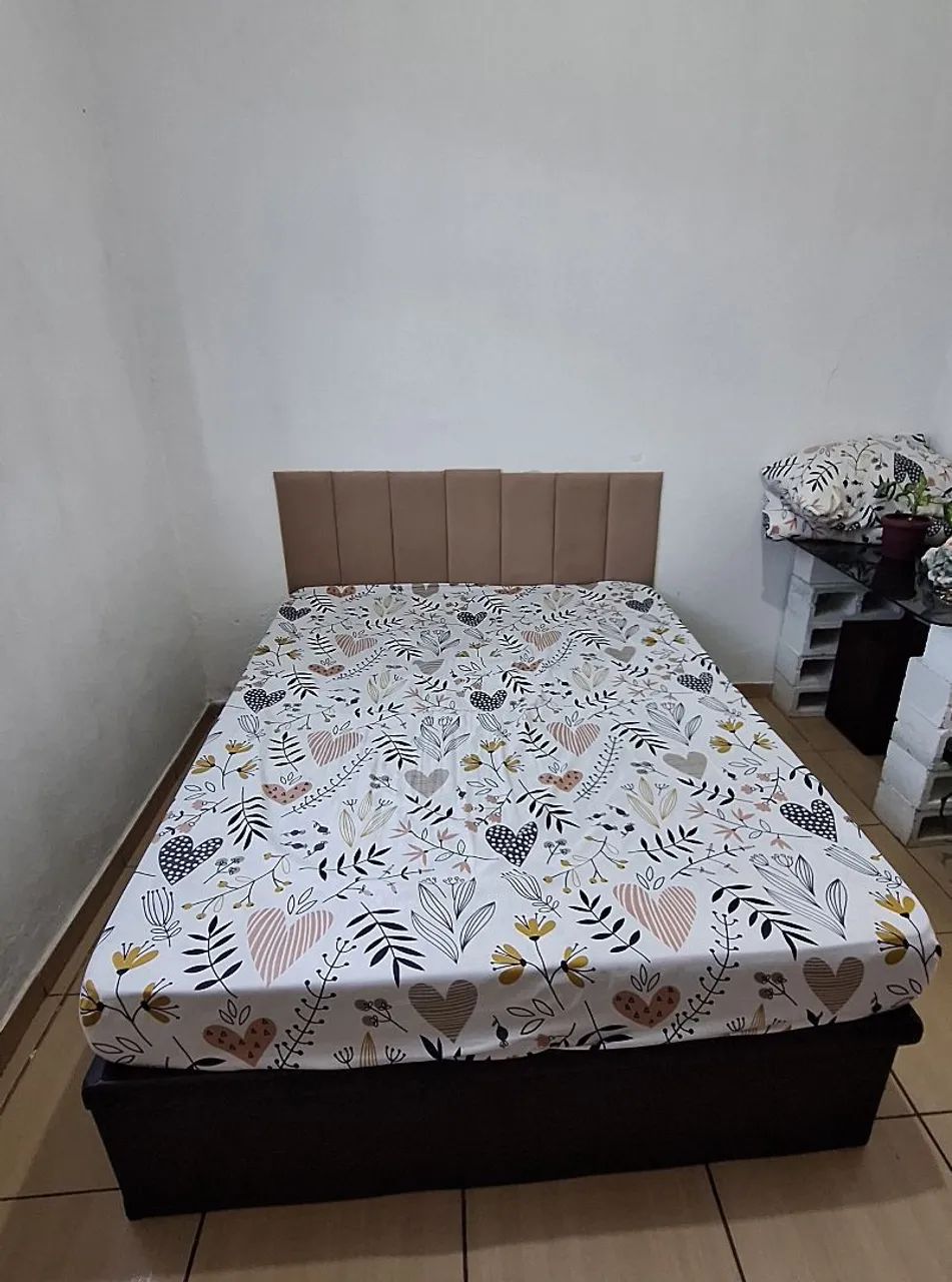 CAMA DE CASAL BAU ORTOBOM 
